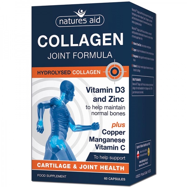 Natures Aid Collagen Joint Formula 60 Caps