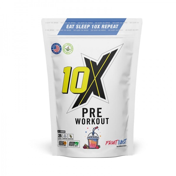 10X Athletic Pre-Workout 125g
