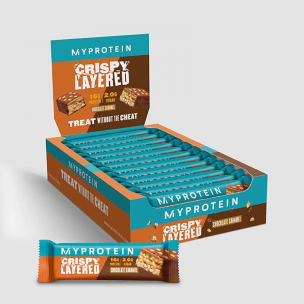 MyProtein Crispy Layered Protein Bar 12x58g