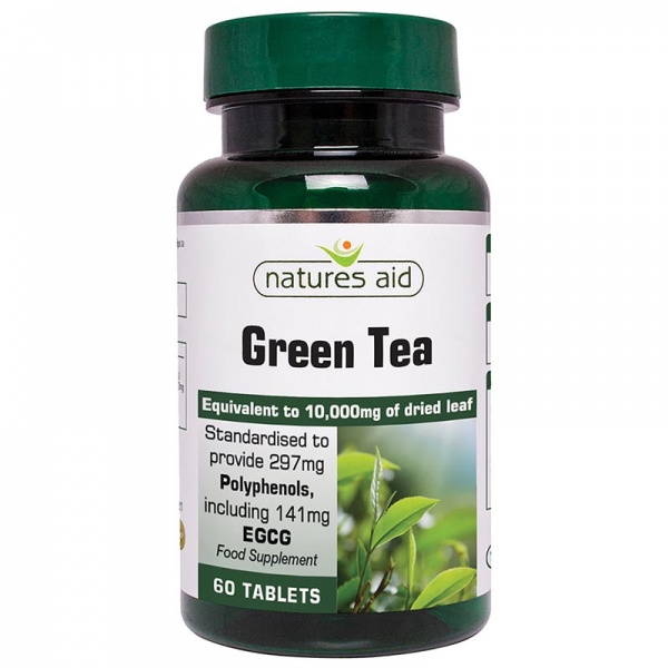 Natures Aid Green Tea 10,000mg 60 Tabs