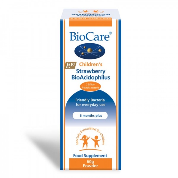 BioCare Children's Strawberry BioAcidophilus 60g