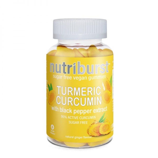Nutriburst Turmeric Curcumin 60 Gummies - Ginger