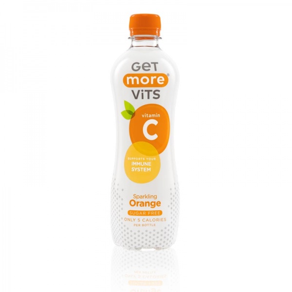 Get More Vits Vitamin C 12x500ml Sparkling Orange