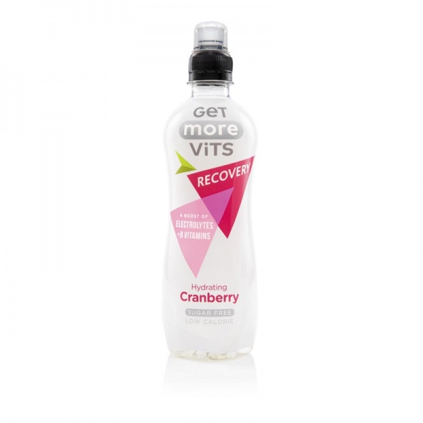 Get More Vits Recovery 12x500ml Still Hydrating Cranberry