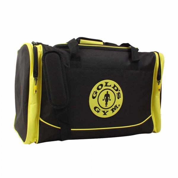 Golds Gym Golds Gym Holdall Bag Black and Yellow