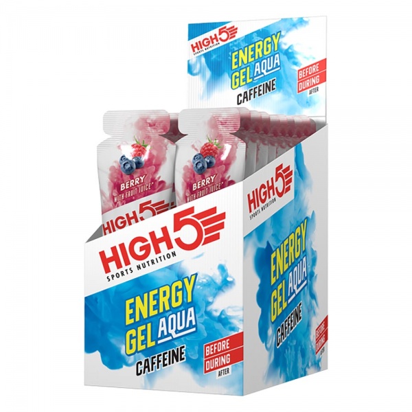 HIGH5 Energy Gel Aqua Caffeine Hit 20x66g Tropical