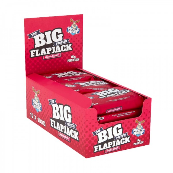 Muscle Moose Big Protein Flapjack 12x100g