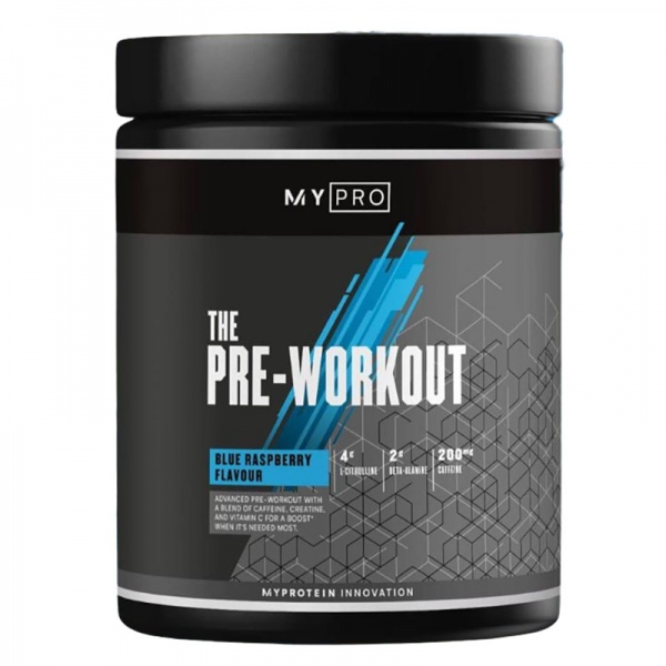 MyProtein THE Pre Workout Pre 465g Blue Raspberry BBE 04/2024