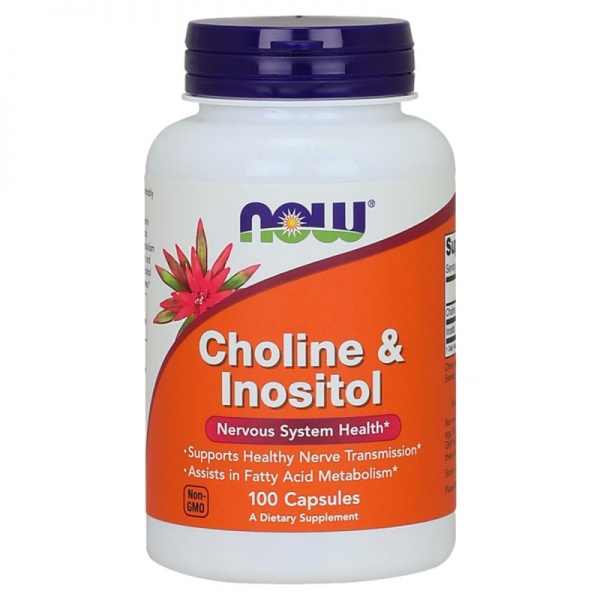 NOW Foods Choline and Inositol 500MG