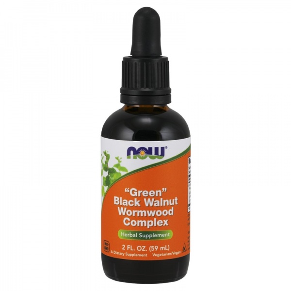 NOW Foods Green Black Walnut Wormwood Complex 59ml