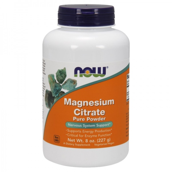 NOW Foods Magnesium Citrate Pure Powder