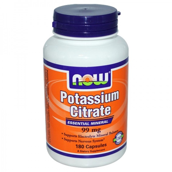 NOW Foods Potassium Citrate 99MG