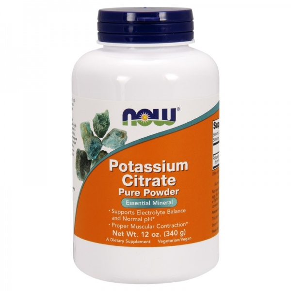 NOW Foods Potassium Citrate Pure Powder