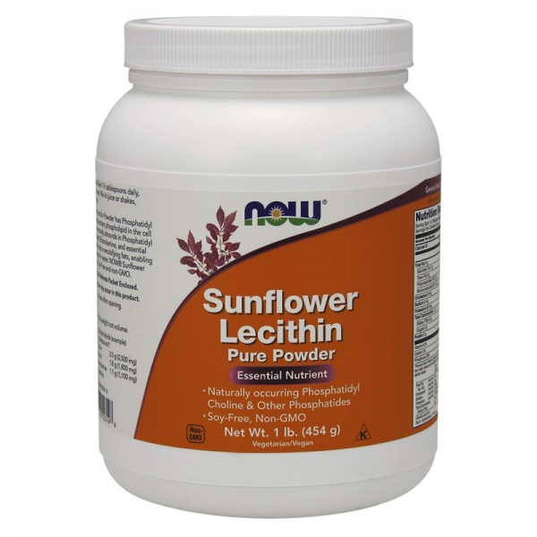 NOW Foods Sunflower Lecithin Pure Powder