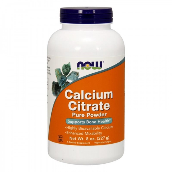 NOW Foods Calcium Citrate Pure Powder 227g