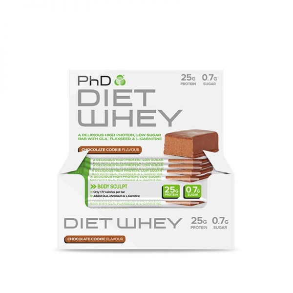 PhD Nutrition Diet Whey Bar 12x65g