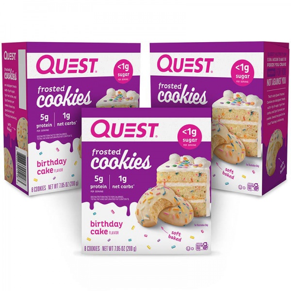 Quest Nutrition Frosted Cookies 8x25g