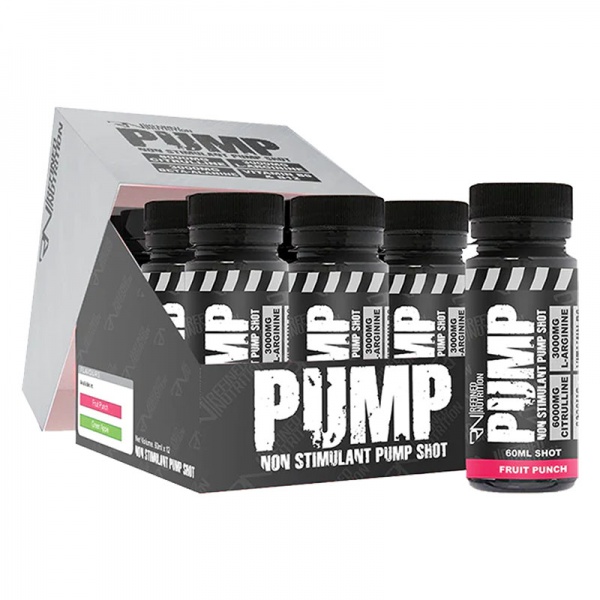 Refined Nutrition PUMP Pre-Workout Shots 12 x 60ml