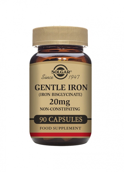 Solgar Gentle Iron 20 mg 180Caps