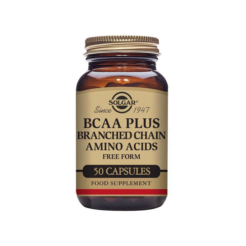 Solgar BCAA Plus - 50 capsules