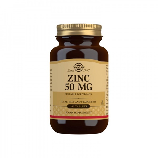 Solgar Zinc 50 mg Tablets 100Tabs