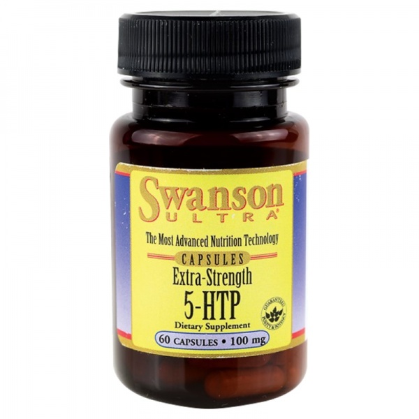 Swanson 5-HTP 100MG Extra Strength 60 Capsules
