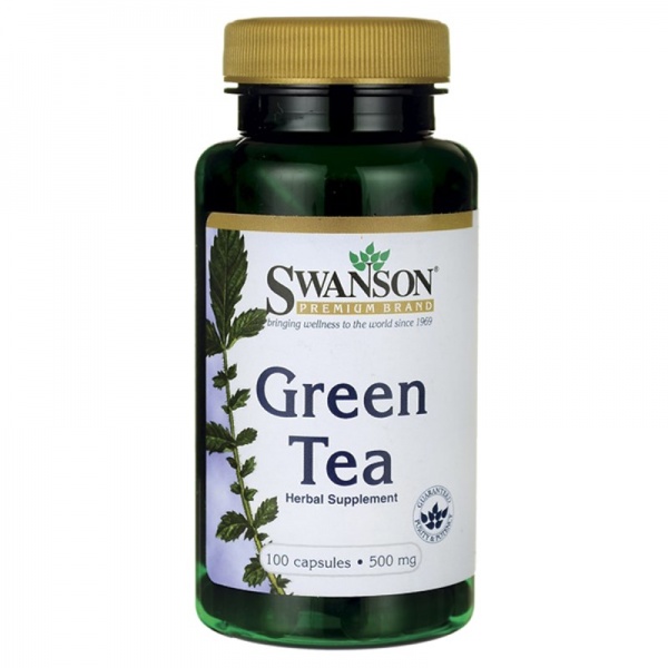 Swanson Green Tea 500MG 100 Capsules