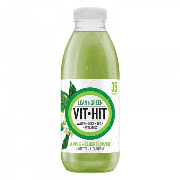 VITHIT Lean & Green 12x500ml Apple & Elderflower