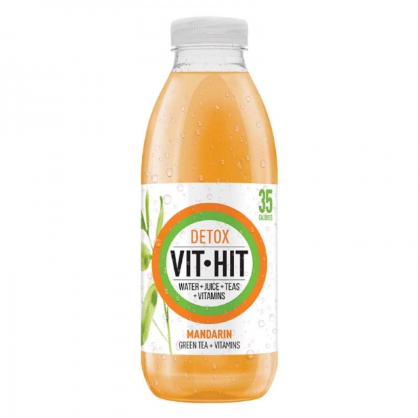 VITHIT Detox 12x500ml Mandarin & Orange