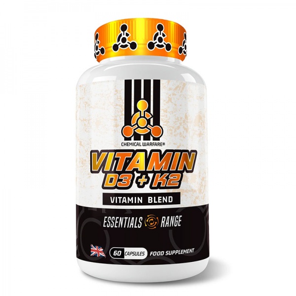 Chemical Warfare Vitamin D3 & K2 60 capsules