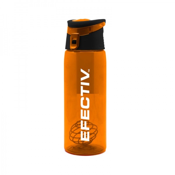 Efectiv Nutrition Hybrid Sports Bottle 750ml Orange & Black