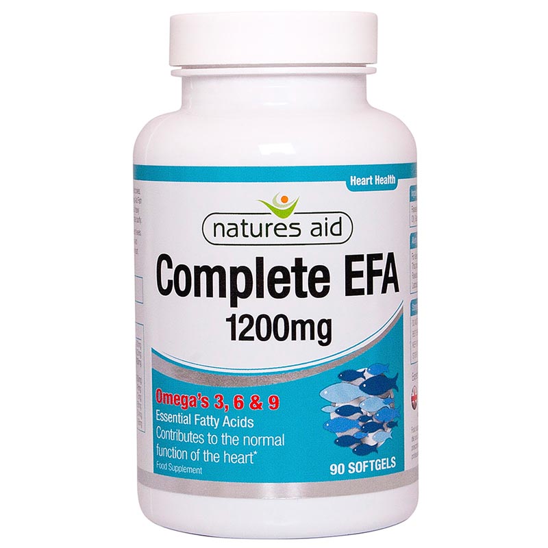 Natures Aid Complete EFA (Omega 3, 6 + 9) 90 Softgels