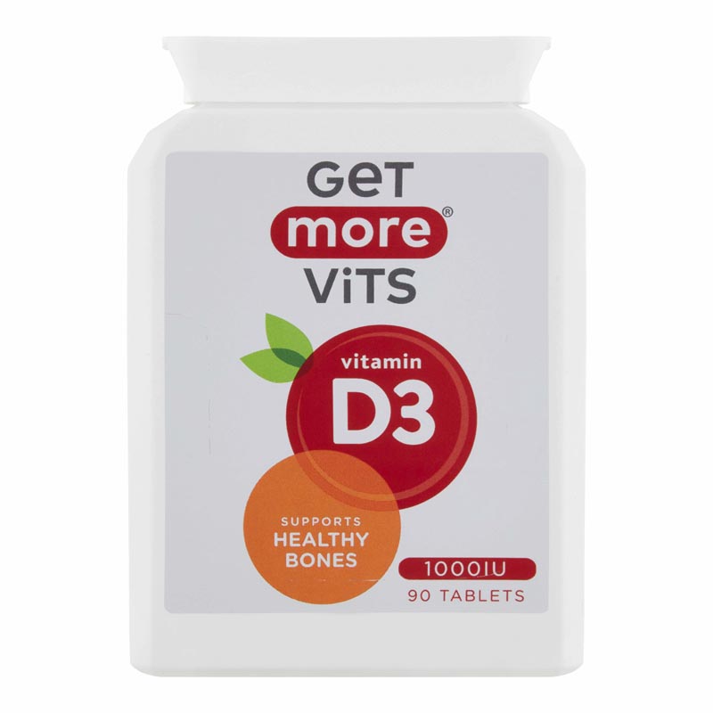 Get More Vits Vitamin D3 90Tabs