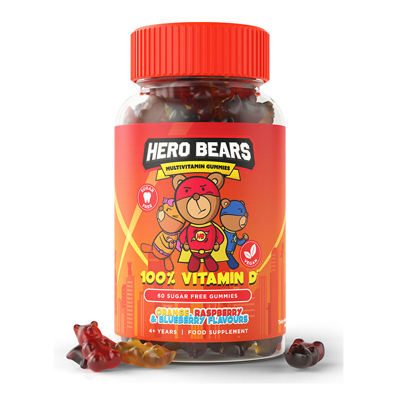 Icon Nutrition Hero Bears Sugar Free Kid Multivitamins - 60Softgels