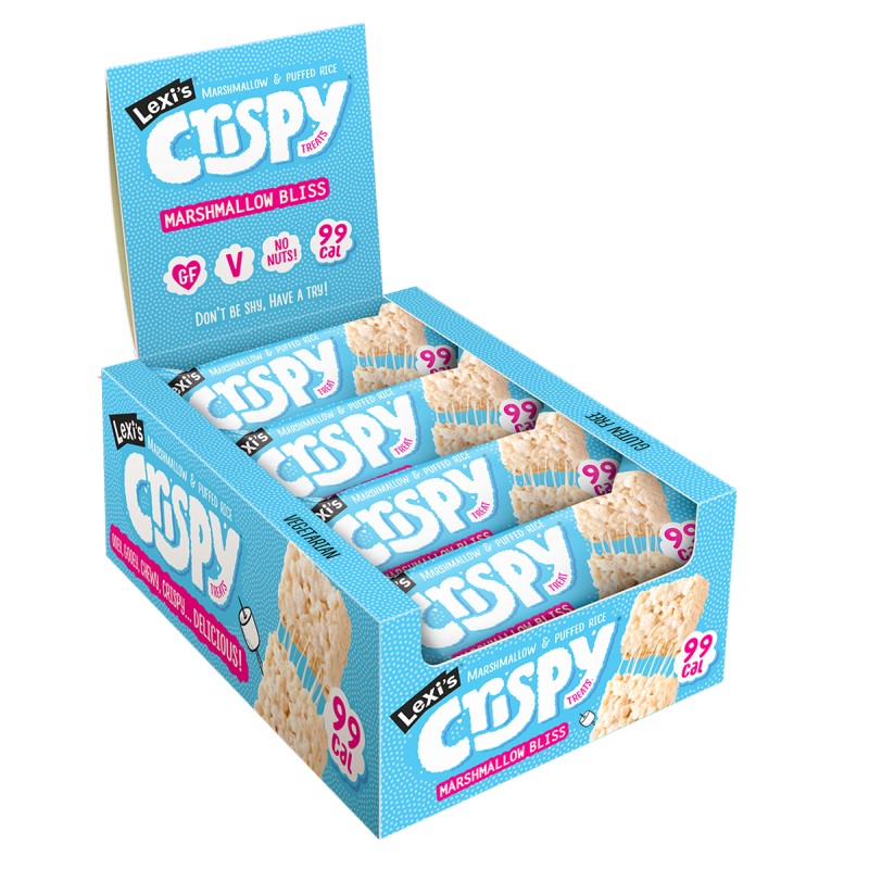 Lexi's Crispy Treats 12x26g Marshmallow Bliss