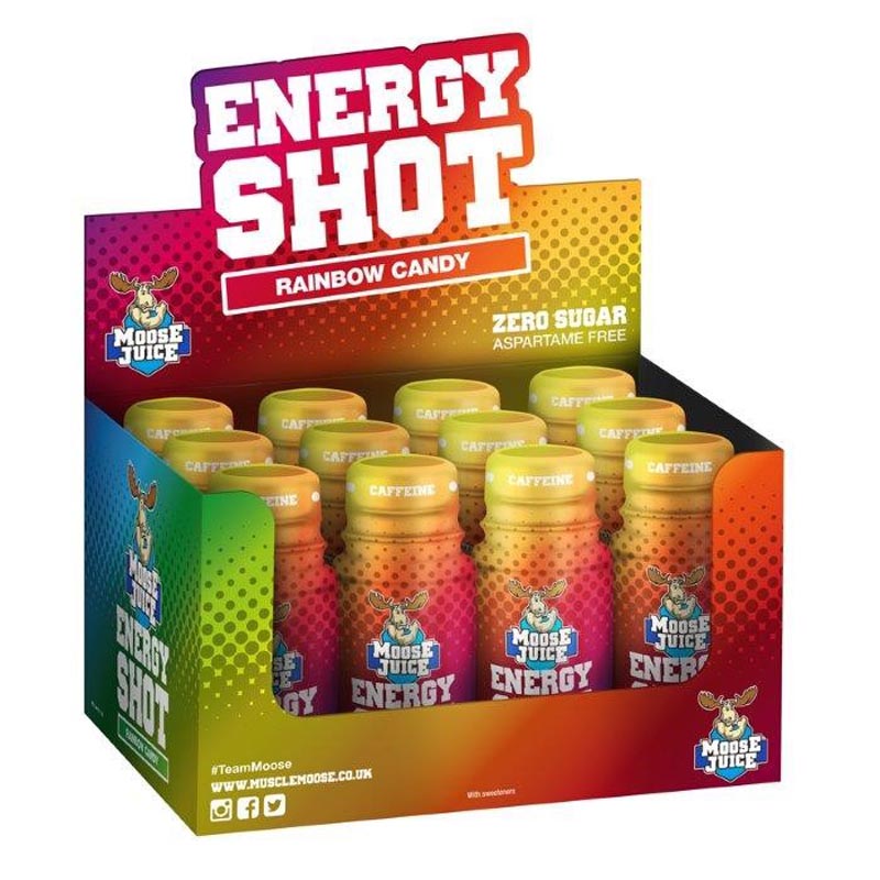 Muscle Moose Moose Juice Energy Shot 12 x 60ml Supplement Warehouse