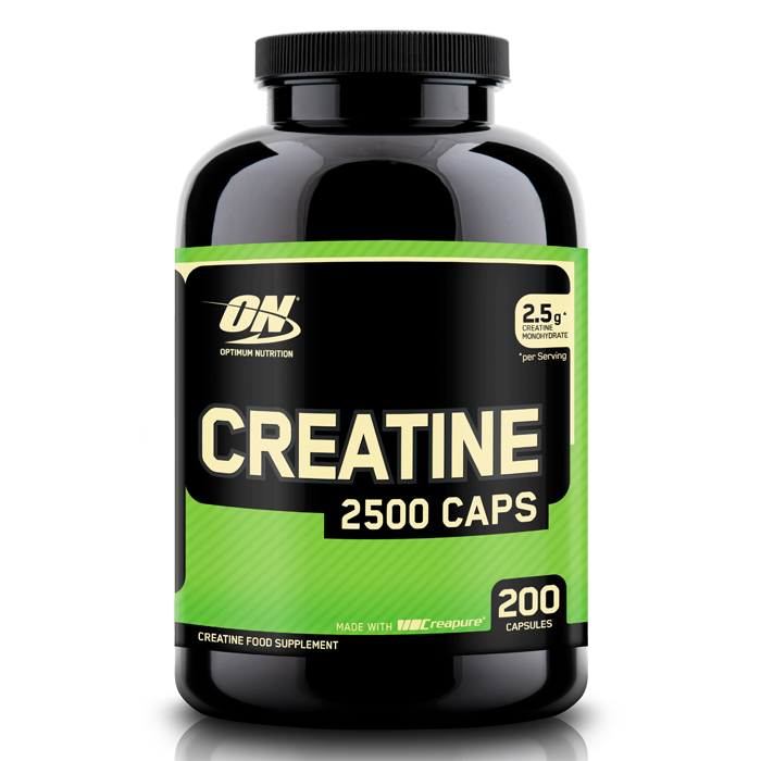 Optimum Nutrition Creatine 2500MG Capsules 200 Caps Supplement Warehouse