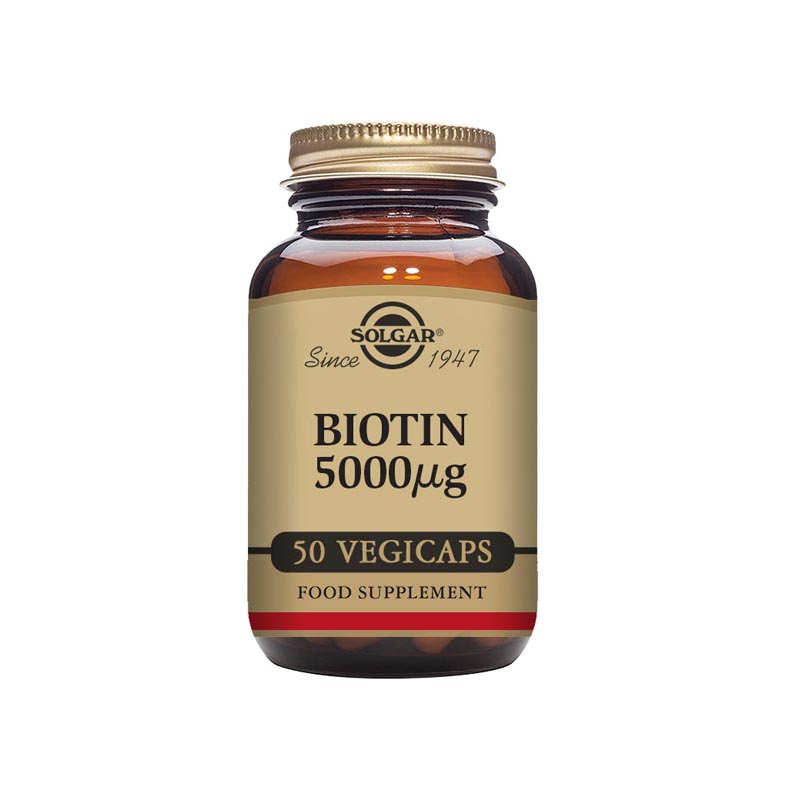 Solgar Biotin 5000 - 50 capsules