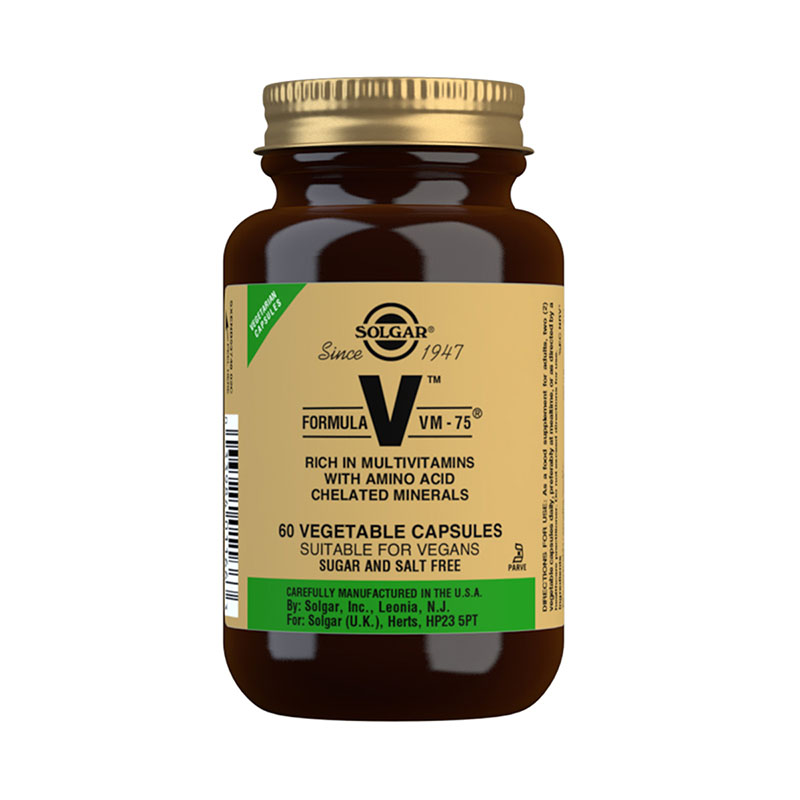 Solgar Formula VM-75 Vegetable Capsules 60Tabs - Supplement Warehouse