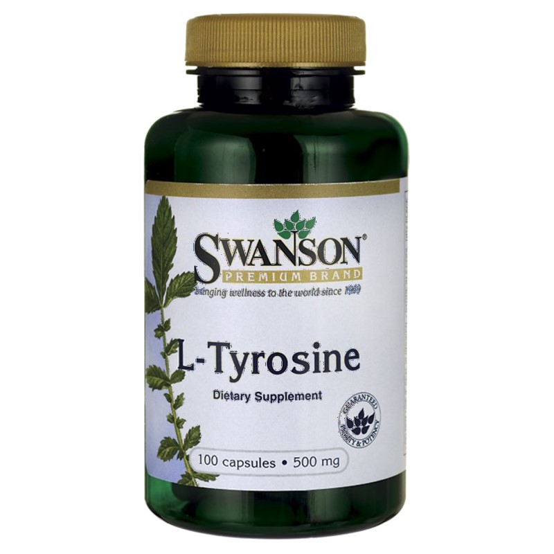 Swanson L-Tyrosine 500MG 100 Capsules