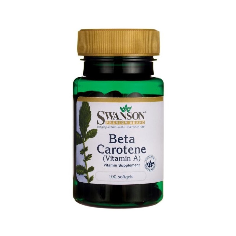 Swanson Beta Carotene (7500mcg) 100 Softgels