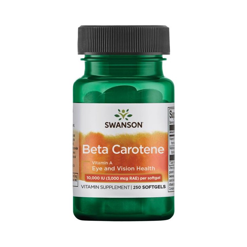 Swanson Beta Carotene (Vitamin A) 250 Softgels