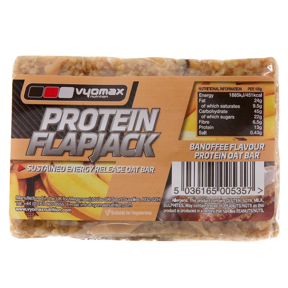 Vyomax Nutrition Protein Flapjacks 12x100g