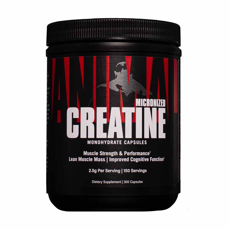 Animal Micronized Creatine Monohydrate - 300 Capsules