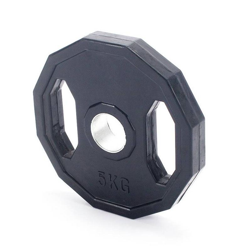 Pro Fitness 5kg Rubber Olympic Weight Plates x2