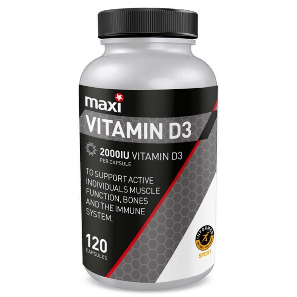 Maxi Nutrition Vitamin D3 120 Capsules