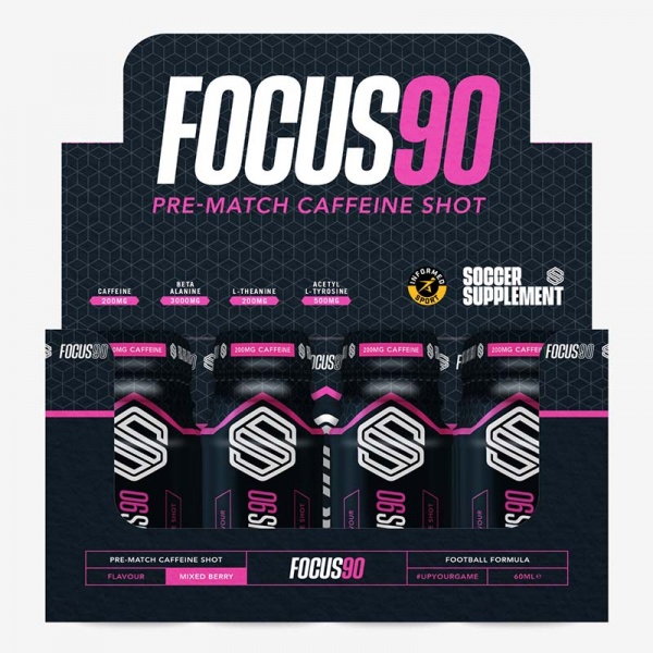 Soccer Supplement Focus Shot Caffeinated Drink 12x60ml